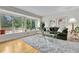 Inviting living room with large windows, hardwood floors, and a comfortable sofa at 8291 S Krameria Way, Centennial, CO 80112