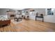 Warm living room with fireplace, lots of light, and nice floors at 5404 W Rowland Pl, Littleton, CO 80128
