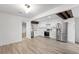 Modern kitchen featuring white cabinetry, stainless steel appliances, and a seamless design for culinary enthusiasts at 1347 S Crystal Way, Aurora, CO 80012