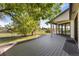Expansive back deck showcasing the sprawling backyard and scenic views at 15132 Pecos St, Broomfield, CO 80023