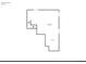 Floor plan of the basement showing the dimensions of the furnace and basement area at 15955 E Otero Cir, Centennial, CO 80112