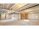 Unfinished basement with visible construction and utilities at 15955 E Otero Cir, Centennial, CO 80112