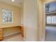 Bright office space featuring a built-in desk, and a window to let in natural light at 5072 Meadow Mountain Dr, Broomfield, CO 80023
