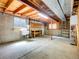 Unfinished basement with exposed ceiling and concrete walls provides lots of potential at 2615 Oak Dr # 5, Lakewood, CO 80215