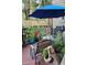 Charming deck with colorful flower pots, lush greenery, and comfortable seating area at 6504 Ralston Rd # A, Arvada, CO 80002