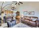 Spacious living room featuring wood floors, vaulted ceilings, and stylish furnishings at 6504 Ralston Rd # A, Arvada, CO 80002