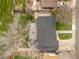 Aerial view of the property highlighting the backyard layout and privacy fencing at 13020 Julian Ct, Broomfield, CO 80020