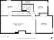 Basement floor plan featuring recreation room, bedroom, laundry, bath, and storage at 13020 Julian Ct, Broomfield, CO 80020