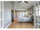 Bedroom featuring a large mirror and a barn door that provides access to the closet at 13020 Julian Ct, Broomfield, CO 80020