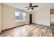 Bright living room featuring gorgeous hard wood floors and lots of natural light at 16755 E Union Ave, Aurora, CO 80015
