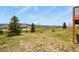 Scenic view from the property's spacious backyard, highlighting the natural landscape at 937 Caribou Dr, Monument, CO 80132