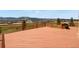 Large wooden deck perfect for entertaining at 937 Caribou Dr, Monument, CO 80132