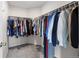 Walk-in closet providing ample space for clothes and organization at 27674 E 7Th Dr, Aurora, CO 80018