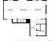 First floor plan showing kitchen, dining area, living room, foyer, room and bathroom layout at 27674 E 7Th Dr, Aurora, CO 80018