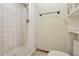 Walk-in shower with white subway tiles and a rainfall shower head fixture at 4720 S Grant St, Englewood, CO 80113