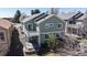 Two-story home with a private balcony and back patio at 8199 W 67Th Ave, Arvada, CO 80004