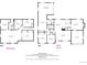 Detailed floor plan showcasing the layout of the basement and main level of the house at 7442 S Wellington St, Centennial, CO 80122