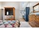 Bright and airy main bedroom with classic wooden furniture and a modern open plan at 1621 Beacon Hill Dr, Highlands Ranch, CO 80126