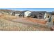 Aerial view of the backyard showcasing the newly seeded backyard and wood fencing at 4526 Mesa Top Dr, Monument, CO 80132