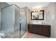 Contemporary bathroom with a large shower and stylish vanity at 11010 Grayledge Cir, Highlands Ranch, CO 80130