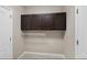 Mud room features white door with dark cabinets and a wire rack at 11010 Grayledge Cir, Highlands Ranch, CO 80130