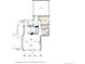 Detailed floor plan showcasing the layout of this beautiful home including the outdoor patio and porch at 700 Cheyenne St, Golden, CO 80401