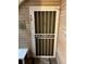 Inviting front door with security screen and welcome mat enhances the home's curb appeal at 3626 S Granby Way # L03, Aurora, CO 80014