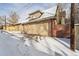 Three car brick garage with attached storage at 1433 E 7Th Ave, Denver, CO 80218