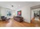 Relaxing sitting area with mid-century modern furniture at 1433 E 7Th Ave, Denver, CO 80218