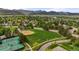 Lush green ball field and tennis courts at 8140 S Storm King Peak, Littleton, CO 80127