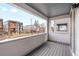 Balcony with a view of the neighborhood at 1733 Irving St # 101, Denver, CO 80204