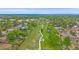 Beautiful aerial view of a lush green neighborhood featuring winding walking paths and mature trees at 10389 W Fair Ave # E, Littleton, CO 80127