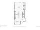 First floor layout featuring kitchen, living room, dining room, and foyer at 4101 S Lincoln St, Englewood, CO 80113