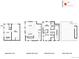 Detailed floor plan showcasing the layout of a multi-level home with labelled rooms at 2140 S Ash St # 103, Denver, CO 80222
