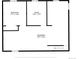 Basement floor plan showing the bedrooms, rooms, and a large open basement space at 5954 W Leawood Dr, Littleton, CO 80123