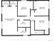 Second floor plan showing the primary bedroom, bathrooms, walk-in closets, and other bedrooms at 5954 W Leawood Dr, Littleton, CO 80123