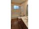 Clean bathroom with shower/tub and vanity at 6567 Pierson St, Arvada, CO 80004