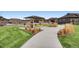 Community park featuring picnic tables, a gazebo, grass, and sidewalks at 3578 Tranquility Trl, Castle Rock, CO 80109