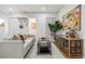 Bright living room with hardwood floors, modern furnishings, and stylish decor at 20 1/2 S Sherman St, Denver, CO 80209