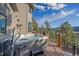 Relaxing hot tub on the deck with mountain views at 4125 Aspen Ln, Evergreen, CO 80439