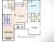 Basement layout features a recreation room, Gathering room, wet bar, and bedrooms at 15818 W 95Th Ave, Arvada, CO 80007