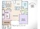 Detailed main level floor plan showcases the layout and flow of rooms and space at 15818 W 95Th Ave, Arvada, CO 80007