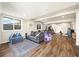 Finished basement with a comfortable seating area, and versatile space for entertainment and relaxation at 24222 E Canyon Pl, Aurora, CO 80016