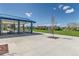 Park features covered seating area and sprawling green space at 4061 Nordland Trl, Castle Rock, CO 80109