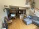 Open concept living space with seamless flow between the kitchen and living area at 21300 E 42Nd Ave, Denver, CO 80249