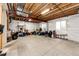 Unfinished basement with white walls, concrete flooring, and exposed ceiling at 3966 Long Rifle Dr, Castle Rock, CO 80108