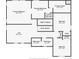 Upstairs floor plan showing bedrooms, bathrooms, closets and loft at 3966 Long Rifle Dr, Castle Rock, CO 80108