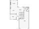 Main floor plan showing kitchen, Gathering room, garage and laundry room at 3966 Long Rifle Dr, Castle Rock, CO 80108