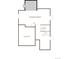 Floor plan of the basement featuring an unfinished basement, unexcavated area, and bathroom ready for customization at 2645 Mondt Ln, Erie, CO 80026