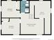 Floorplan showcasing the layout of the bedrooms, bathrooms and recreation room at 7172 Kalamath St, Denver, CO 80221